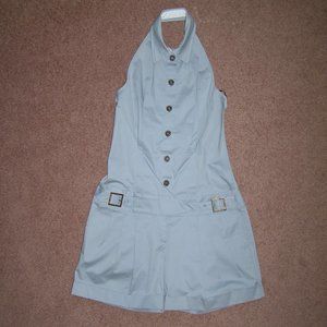 NEW Atos Lombardini Cotton Pleated Romper size 8